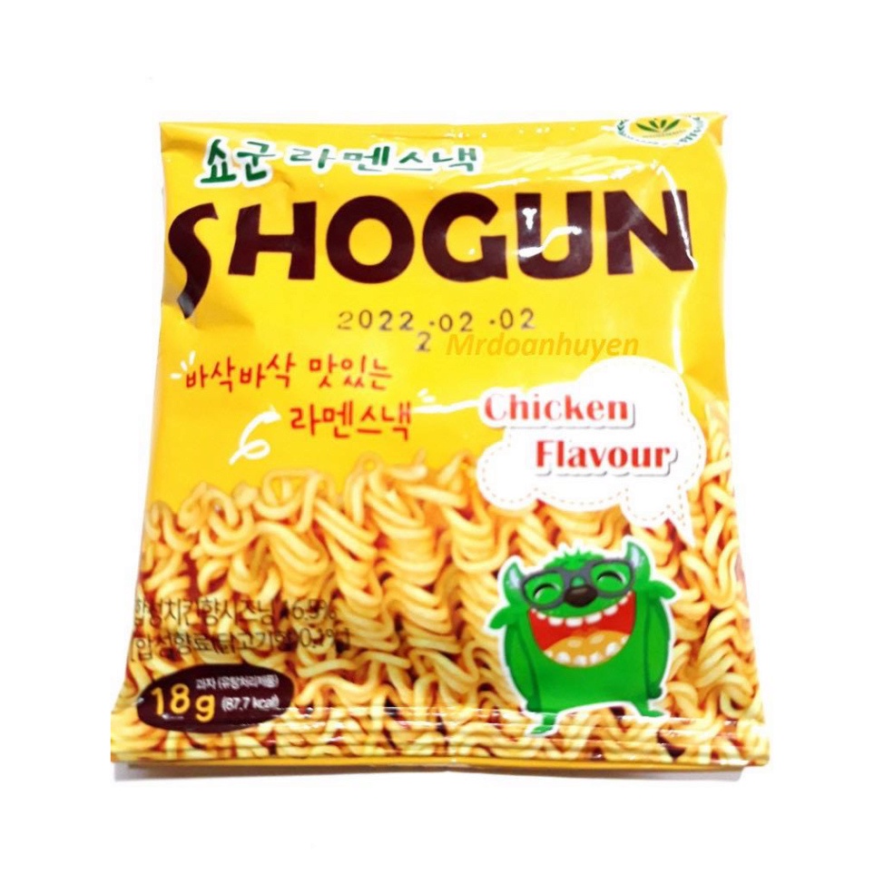 Mì tôm trẻ em SHOGUN Hàn Quốc thùng 30 gói vị Phô mai siêu ngon
