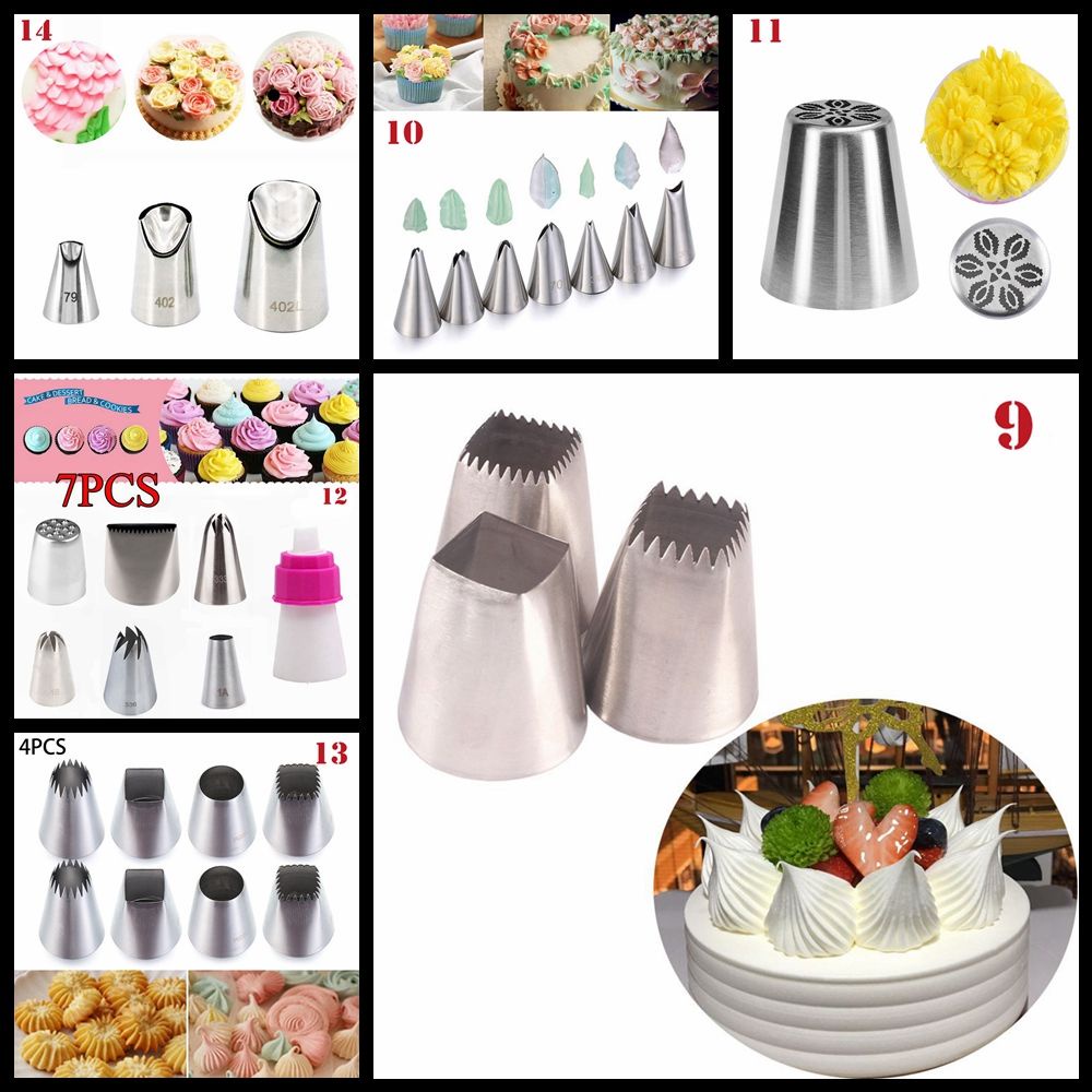 Đầu Bắt Kem Trang Trí Bánh Bằng Thép Không Gỉ