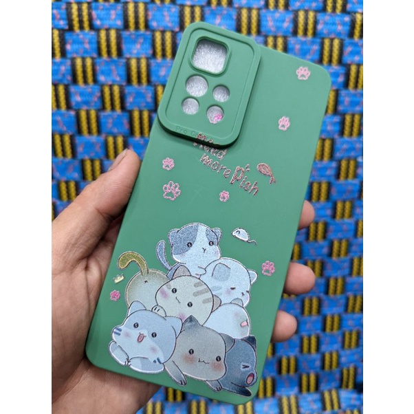 Ốp lưng Xiaomi Redmi note 11 pro plus 5G dẻo màu in hình thú