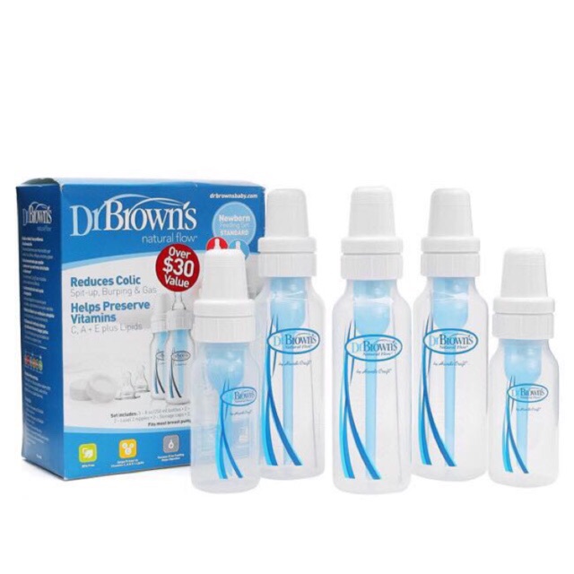 Set bình Dr Brown's 120ml-250ml