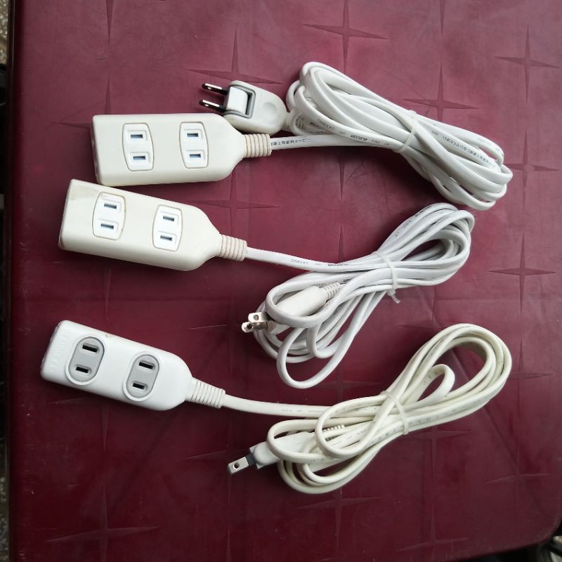 Dây điện Nhật, ổ cắm Nhật 3 lỗ, dây dài 3m, phích cắm chân gập
