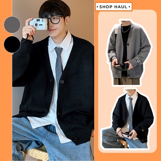 Áo cardigan nam màu trơn kiểu dáng Hàn Quốc  Shop Haul - AC-B01