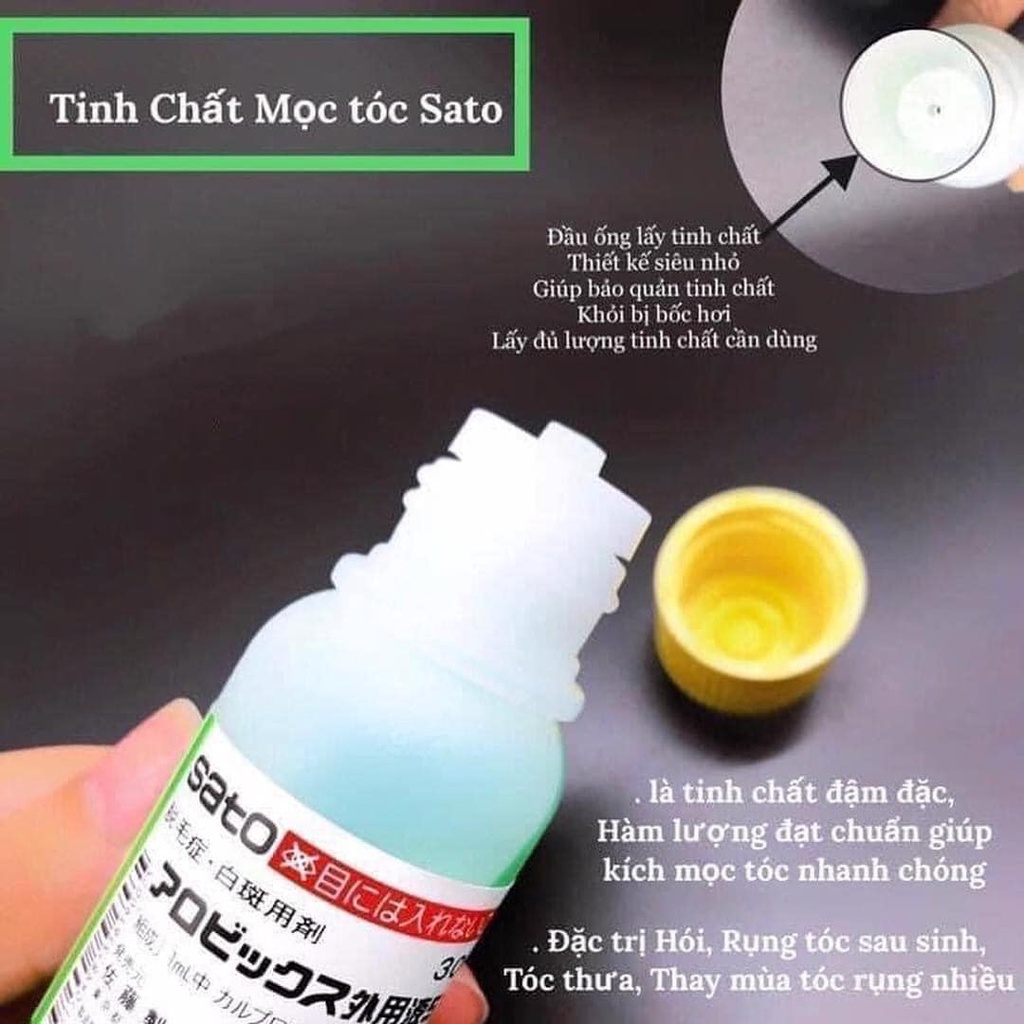 Tinh Chất Kích Thích mọc tóc thảo dược Sato Nhật bản – 30ml