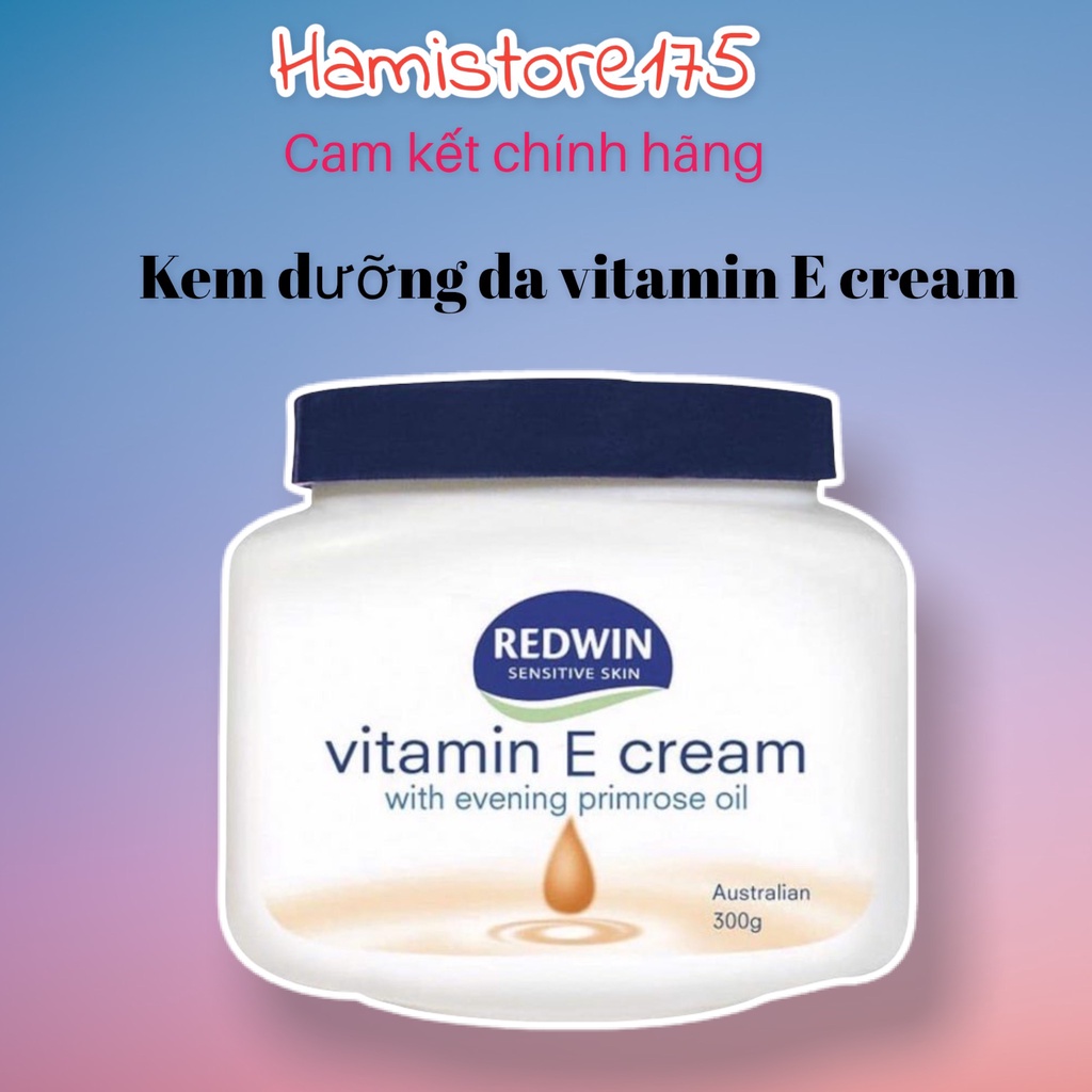 Kem dưỡng da vitamin E Redwin Cream (300gr)