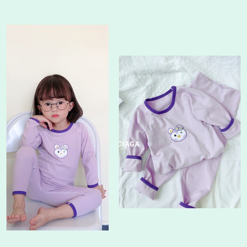 Đồ Bộ Cho Bé Trai, Gái Dài Tay Thu Đông - Bộ Ngủ Cho Bé Cotton Nỉ Co Giãn Tốt Mã BN -05 (Ảnh - Video Thật)