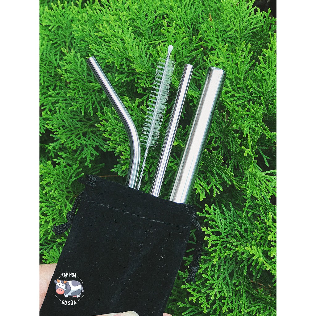 Combo ống hút INOX kèm hộp đựng & cọ rửa chỉ từ 49k (Hàng loại 1 !!!!!) | BigBuy360 - bigbuy360.vn