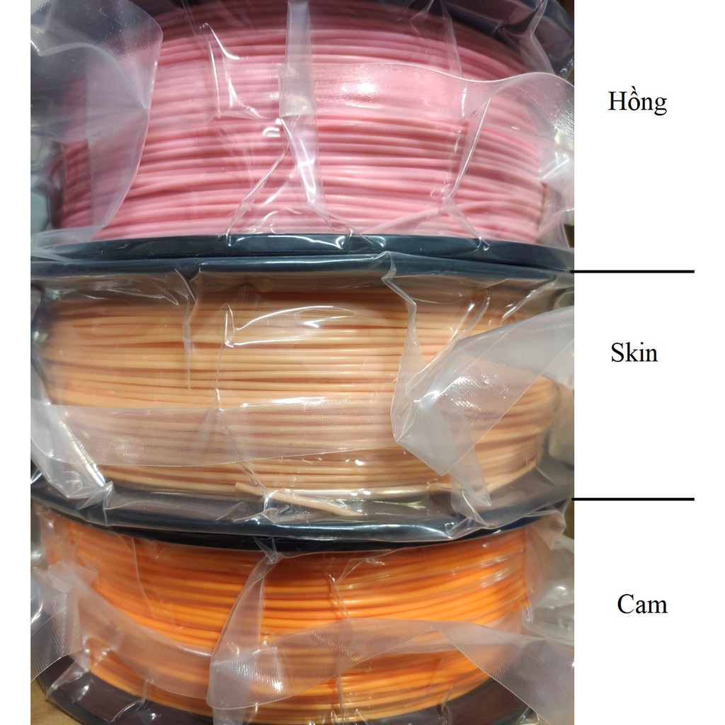 Cuộn nhựa in 3D taotac 1.75mm - PLA 1kg thuần không pha