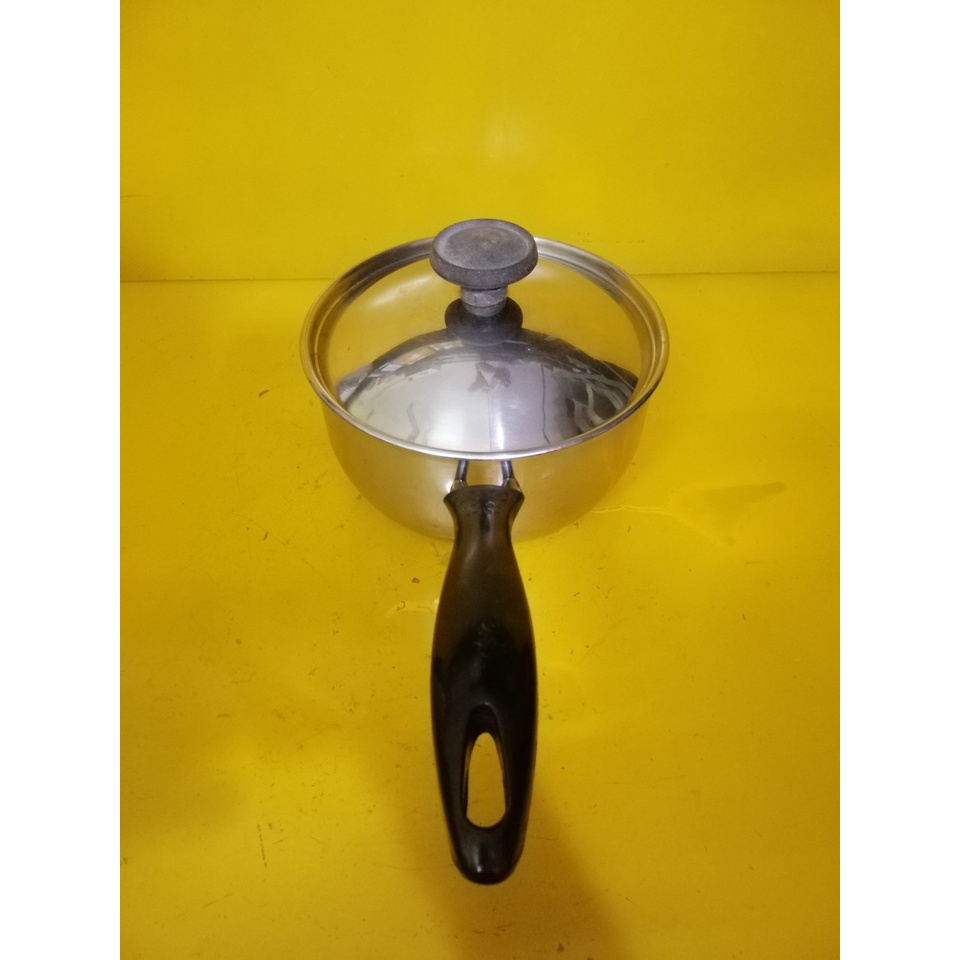 Quánh inox nội địa Nhật, size 18cm, cao 9cm (mã 572), Dùng được bếp từ