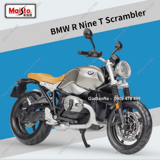 Xe Mô Hình Moto Bmw Nine T Scrambler  Tỉ Lệ 1:12 - Maisto - 8610