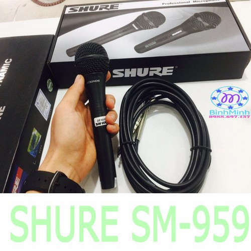 [Mã ELHACE giảm 4% đơn 300K] Micro Shure SM 959 có dây - Mic002