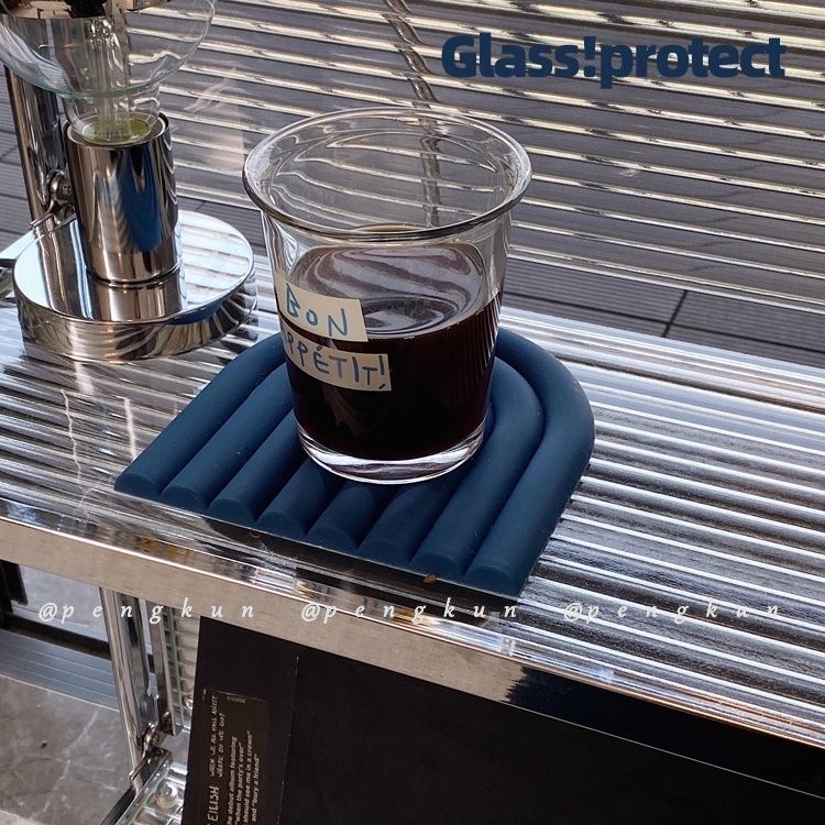 Tấm Lót Nồi Cách Nhiệt Bằng Silicone Cách Nhiệt Phong Cách Hàn Quốc Rainbow Silicone chống cháy cách nhiệt Mat chịu nhiệt độ cao Bát đĩa Mat Coaster Pan Mat cho gia đình đa chức năng Bữa ăn Mat Nordic Wind INS Korean Wind