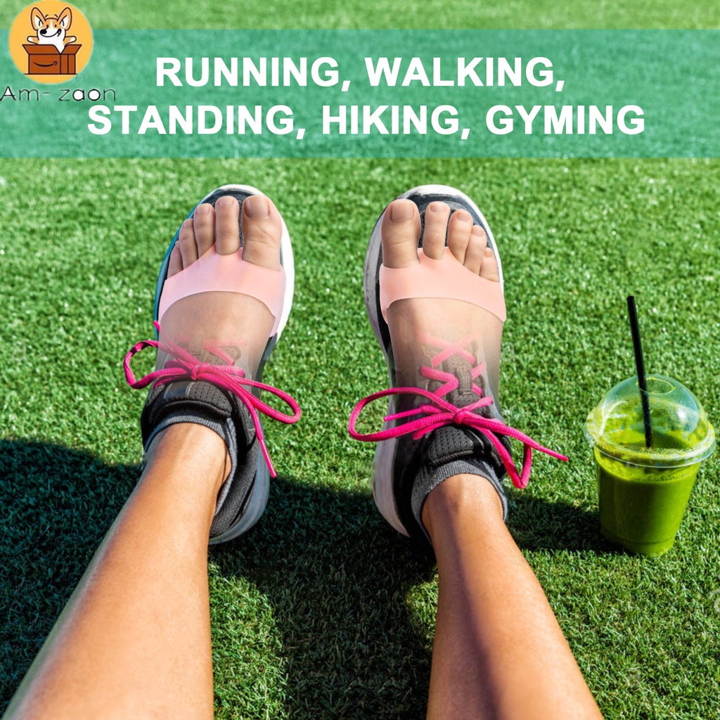 Set 2 Miếng Lót Giày Bằng Silicone Thoáng Khí Giảm Đau