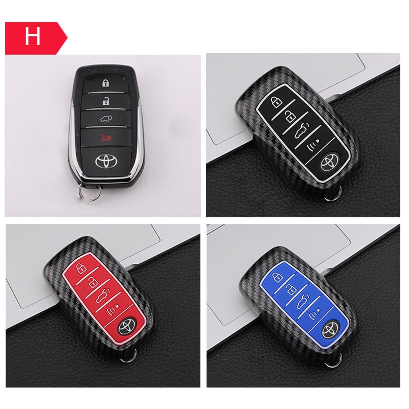 Vỏ Chìa Khóa 4 Nút Bấm Cho Xe Hơi Toyota yaris Legender Sigma4 2021 CROSS CAMRY