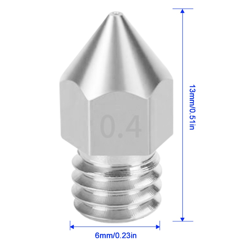 Set 40 Vòi Phun MK8 1.75mm CR-10 Ender 3 Ender 5 Kèm Dụng Cụ Vệ Sinh Dành Cho Máy In 3D