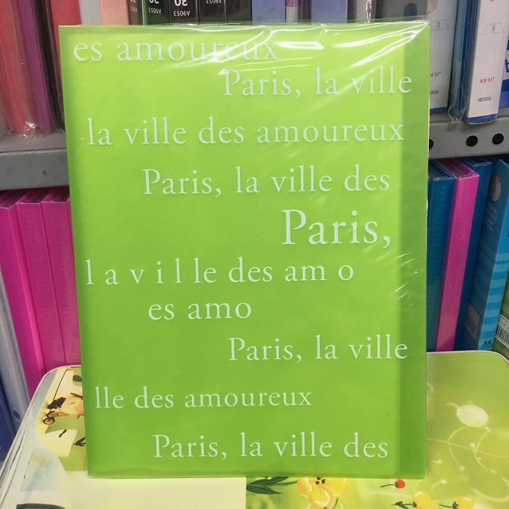 [Mã LIFEBOOK2 giảm 10% đơn 0Đ] [KHUYẾN MẠI] File 20 Lá Double A Thiết Kế Kiểu Paris- Mua 1 tặng 1