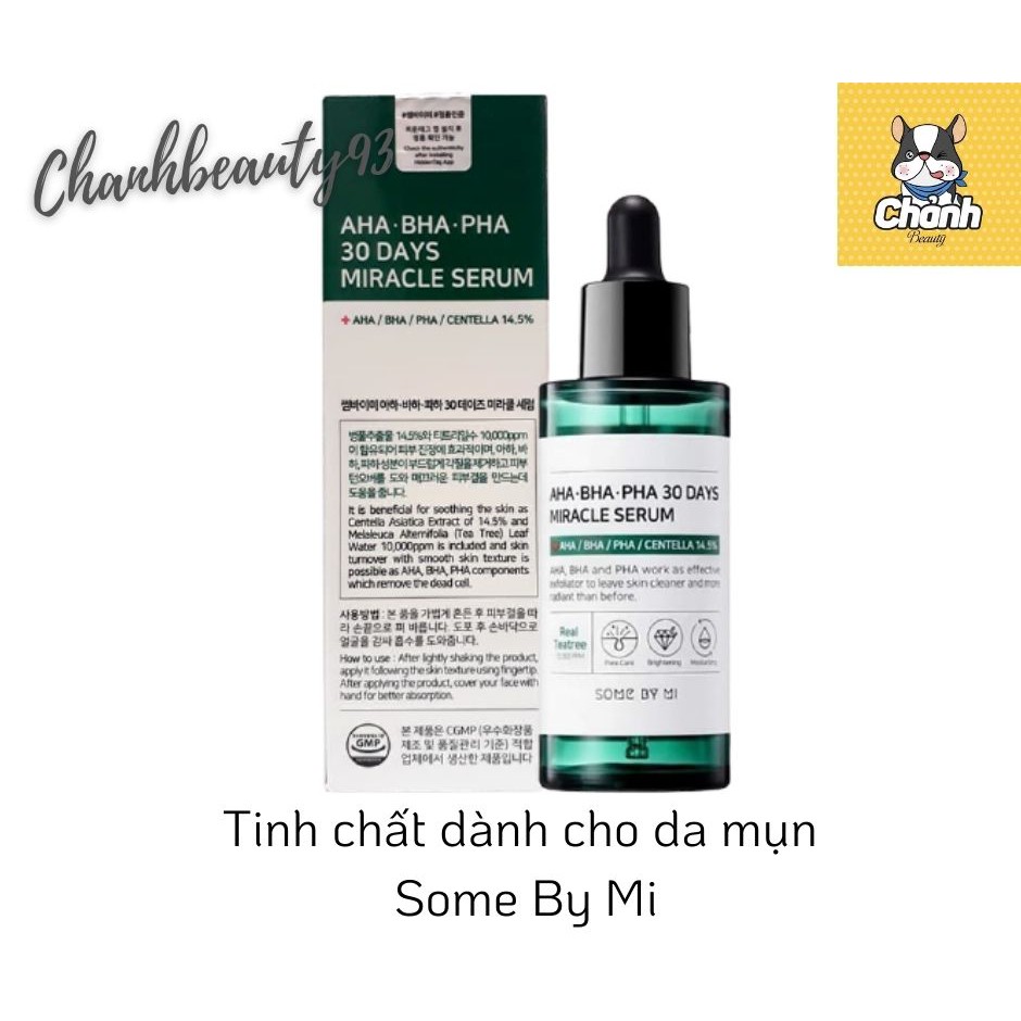 SOME BY MI - Tinh Chất Some By Mi AHA-BHA-PHA 30 Days Miracle Serum 50ml