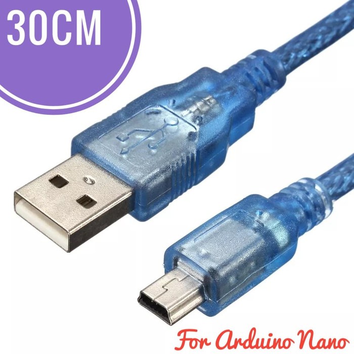 Dây Cáp Dữ Liệu Usb Mini 30cm Chất Lượng Cao Cho Arduino Nano