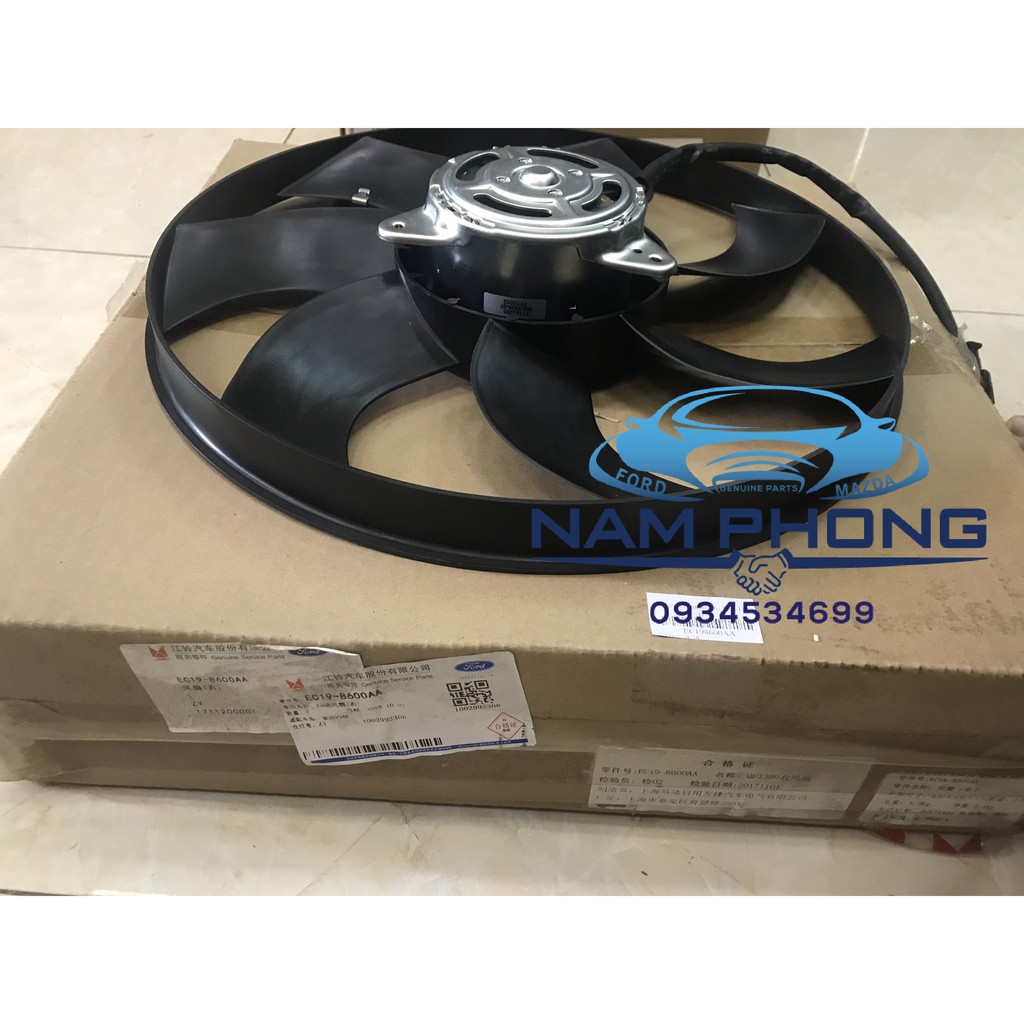 Quạt két nước Transit 16 RH LH  nhỏ to -   EC198D612AA / EC198600AA