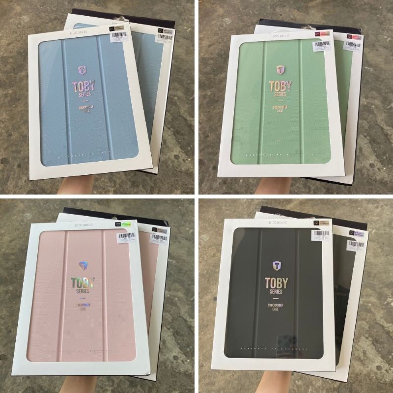[Hỏa Tốc HCM] Bao da DUX DUCIS iPad 10.2 inch (iPad Gen 9/8/7) (TOBY SERIES) - Lưng trong, Có Khay Đựng Bút - Xanh lá
