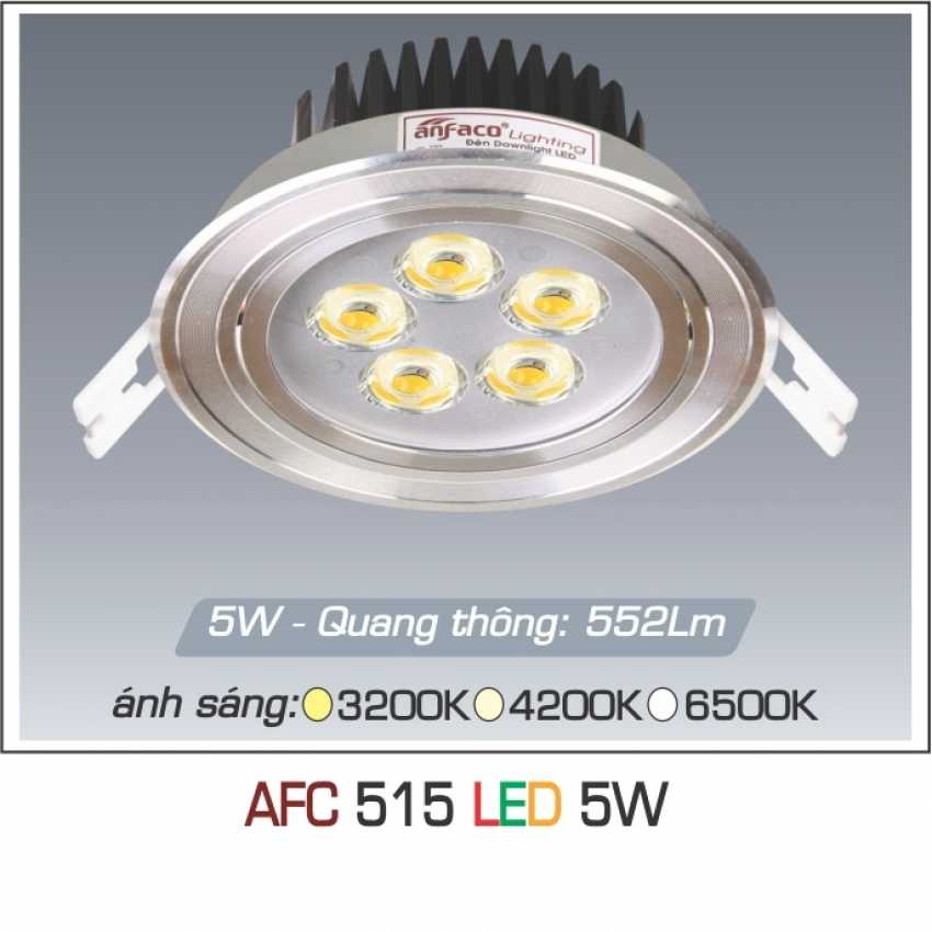 ĐÈN LED ÂM TRẦN TRÒN ANFACO AFC – 515 – 5W,7W