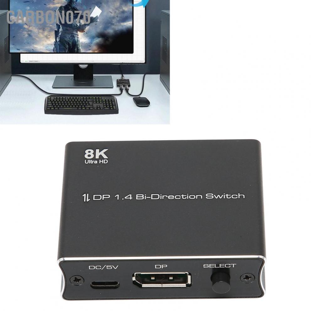 Bộ Chuyển đổi Displayport 8K DP 1.4 ở 30Hz 4K 120Hz 1080P 240Hz 2 trong 1 Out hoặc Bi Directional