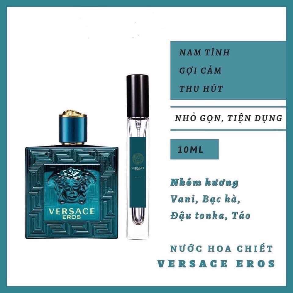|Chính Hãng| Nước Hoa Nam Versace Eros For Men 10ml  -  Authentic