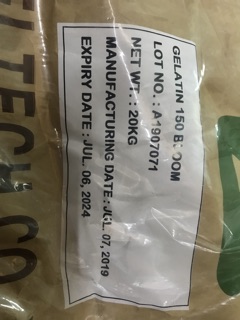 Gelatin Hàn Quốc 150 Blooms