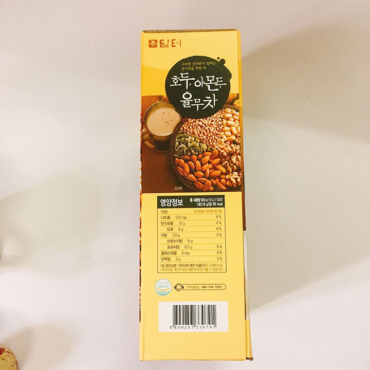 Bột Ngũ Cốc Dinh Dưỡng Hàn Quốc Damtuh 50 Gói *18g