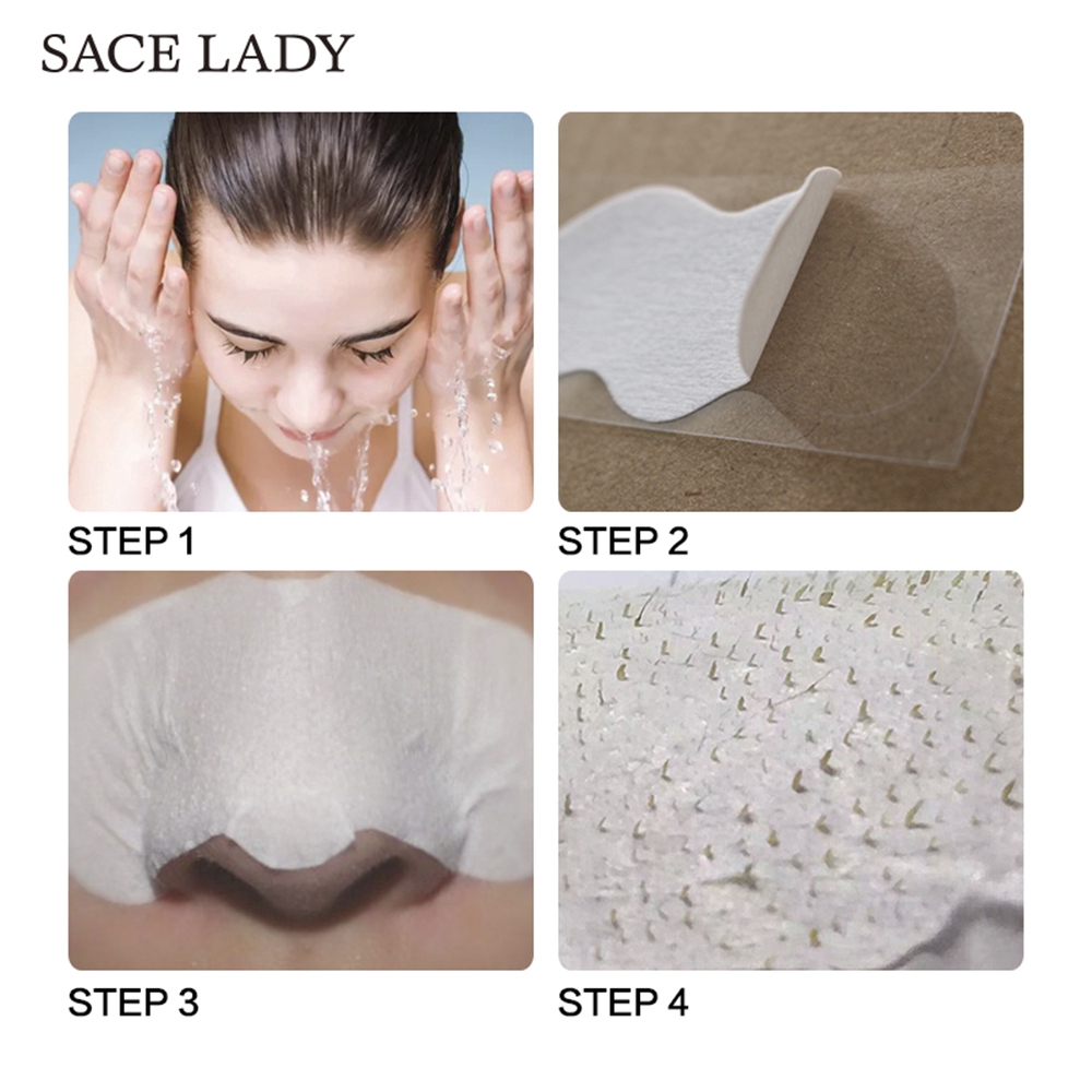 Set 5 Miếng Dán Mũi Lột Mụn Đầu Đen Sace Lady