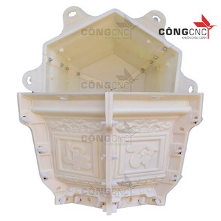 Khuôn Đổ Chậu Cảnh, Khuôn Chậu Cảnh Lục Giác 38 không chân đôn