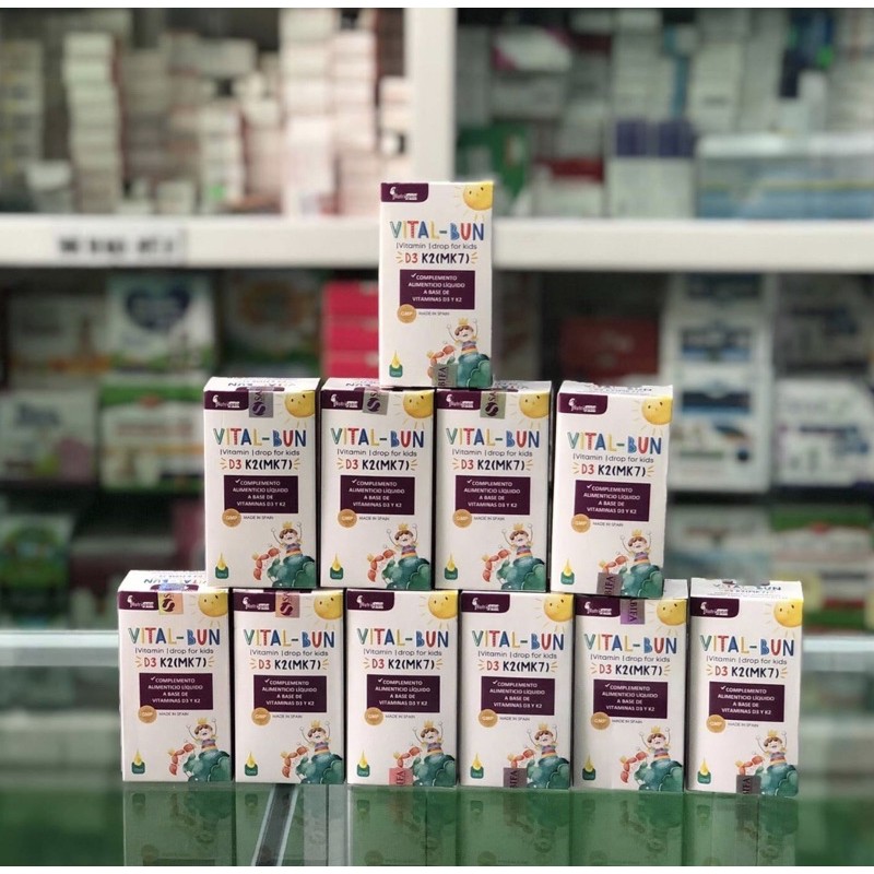 Vitalbun D3 K2 tăng chiều cao, VITALBUN D3 K2