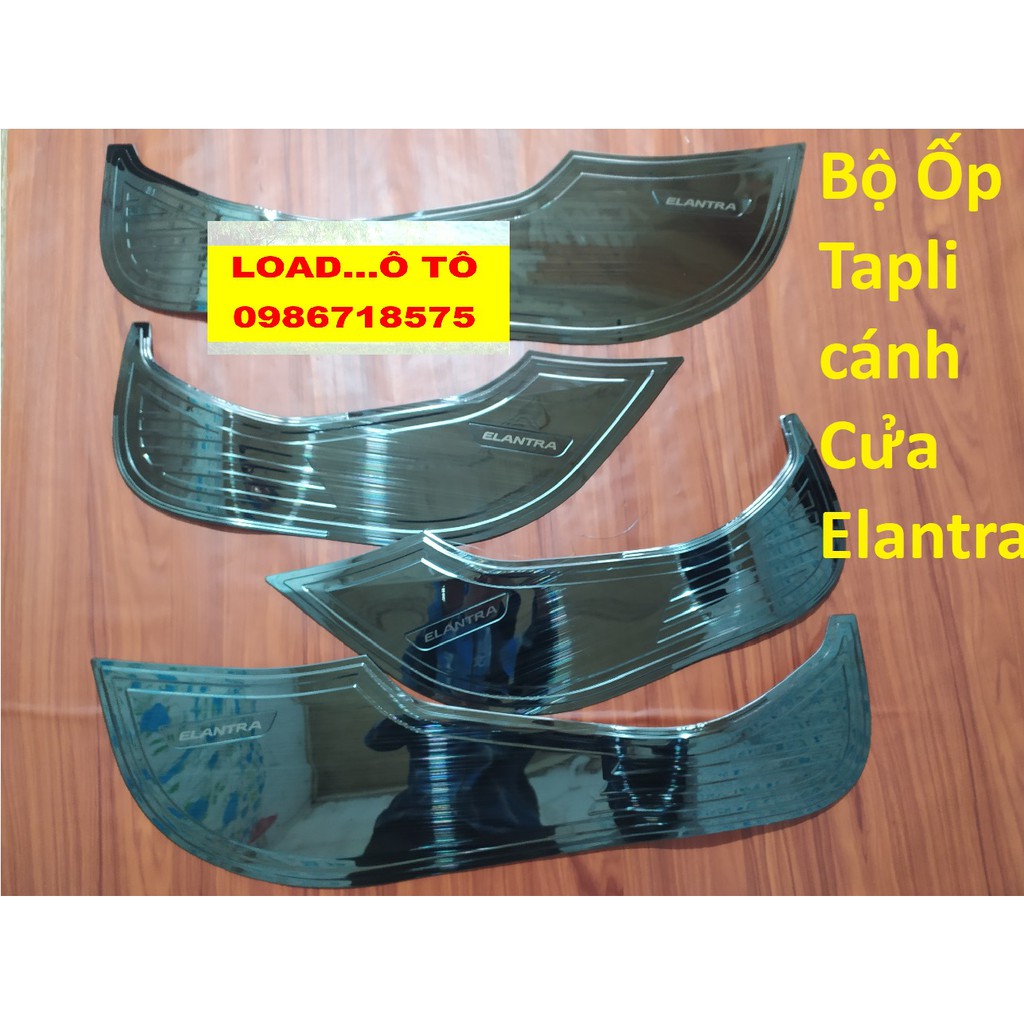 Ốp Tapli cánh cửa Titan Xe Elantra 2022-2018 Chất Liệu Titan Cao Cấp