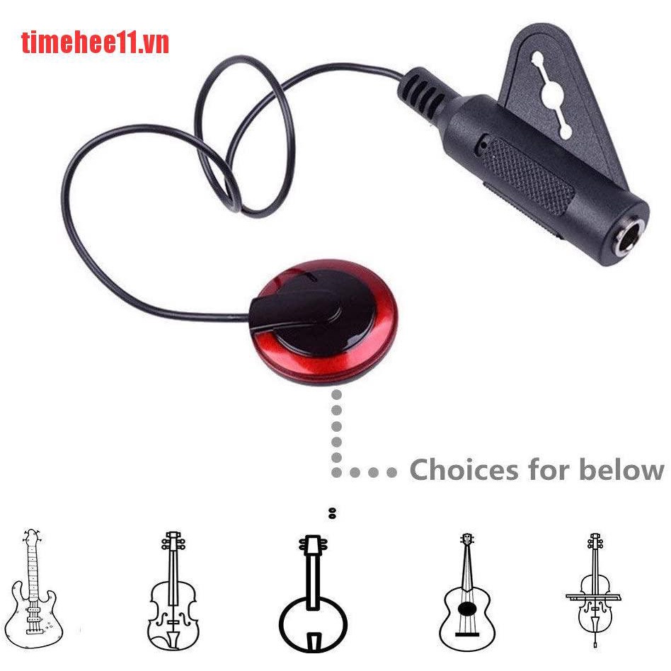 1 Pickup Micro Piezo 11 Cho Đàn Guitar Violin Banjo Mando