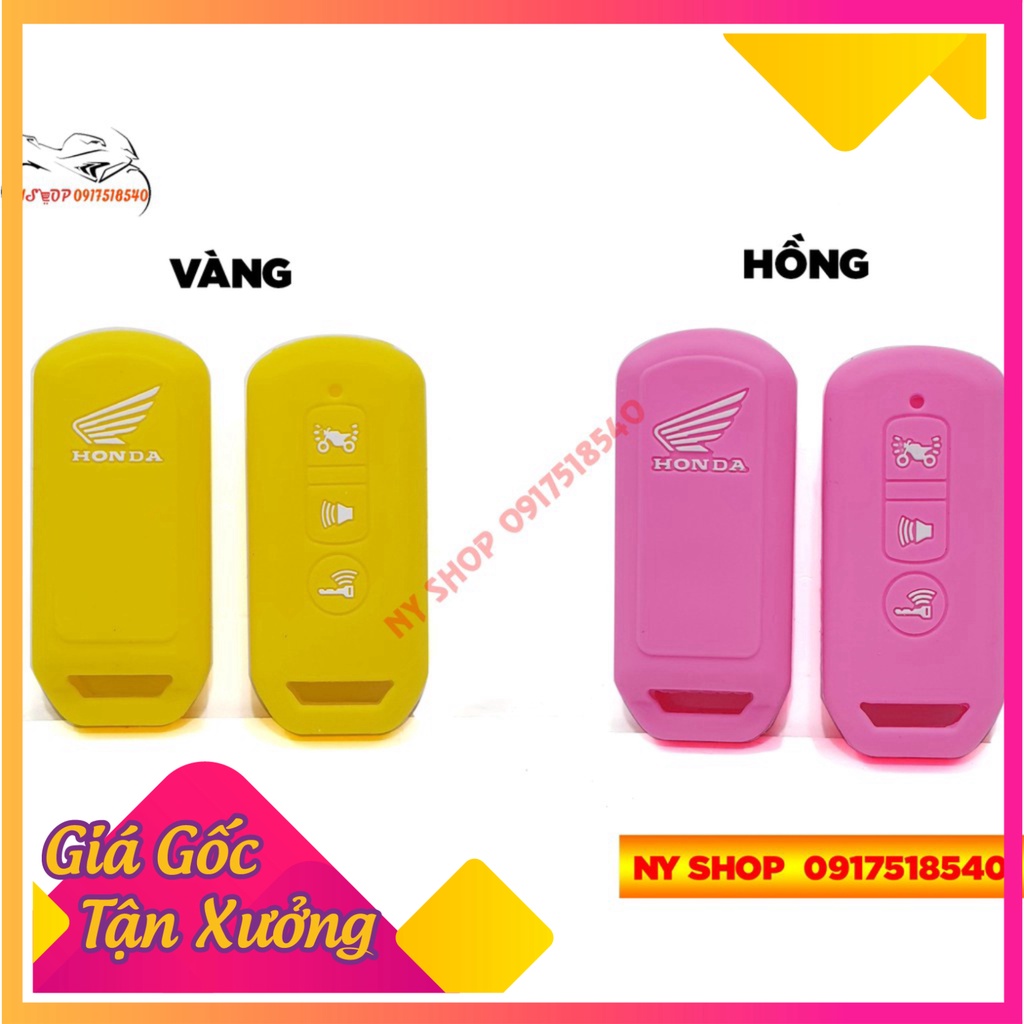 Bọc (Bao) Silicon Cho Chìa Smartkey SH 2016-2019, sh mode,PCX (Ảnh Sp thật)