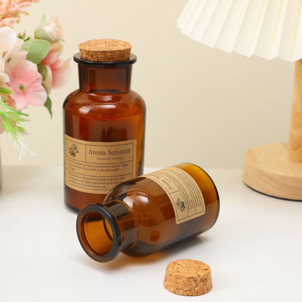 Nến Thơm Không Khói Thiết Kế Tối Giản Phong Cách Bắc Âu Trang Trí Khách Sạn Đám Cưới
