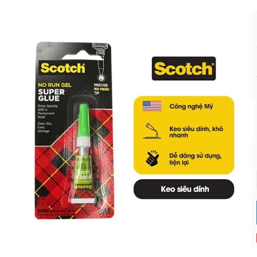 Keo siêu dính Scotch Supper Glue AD113 ( 2g)