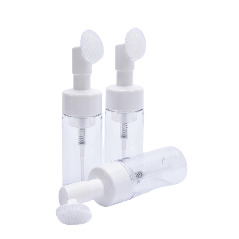 Sữa Rửa Mặt Tạo Bọt FOFS 120ml Bằng Silicon Với Đầu Cọ Silicone Tiện Dụng