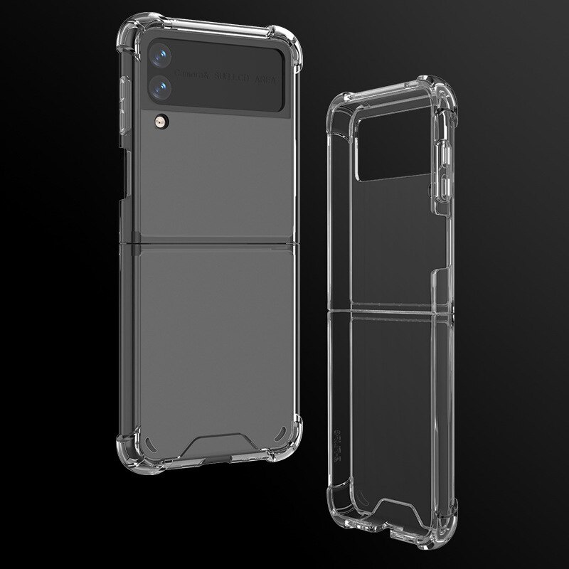 Ốp Điện Thoại Trong Suốt Bảo Vệ Toàn Diện Chống Nổ Cho Samsung Galaxy Z Flip 3 5g