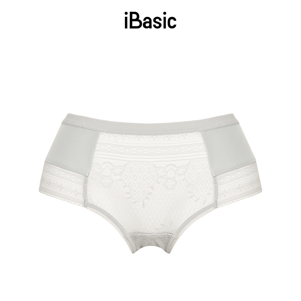 Quần lót thun lạnh phối ren hipster iBasic PANY078