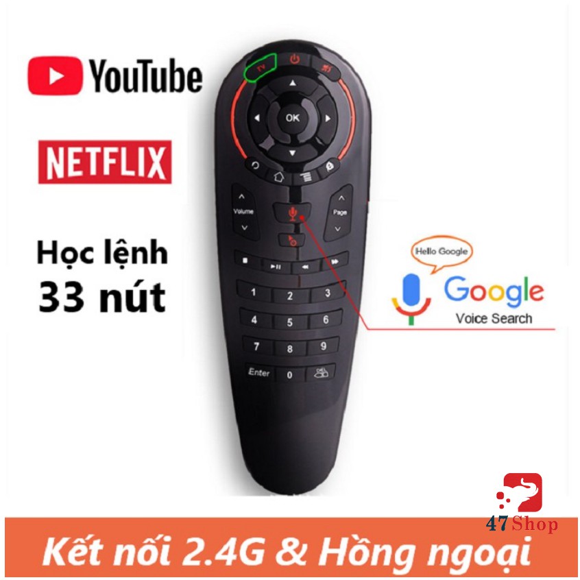 Chuột bay Điều khiển tìm kiếm giọng nói Air Mouse Remote Voice G30 - Chuột bay G30s