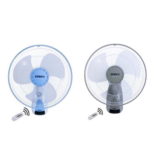 Combo 2 bộ quạt treo tường Senko TR1628 remote khiển từ xa