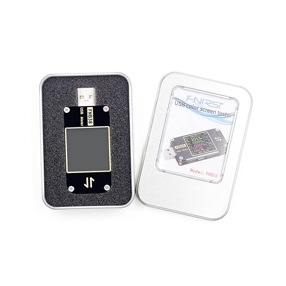 GAQQEE Vôn Kế Gaqee FNB38 Hiện Đại Và USB Kiểm Tra Dung Lượng Pin PD3.0 2.0 PPS + QC4