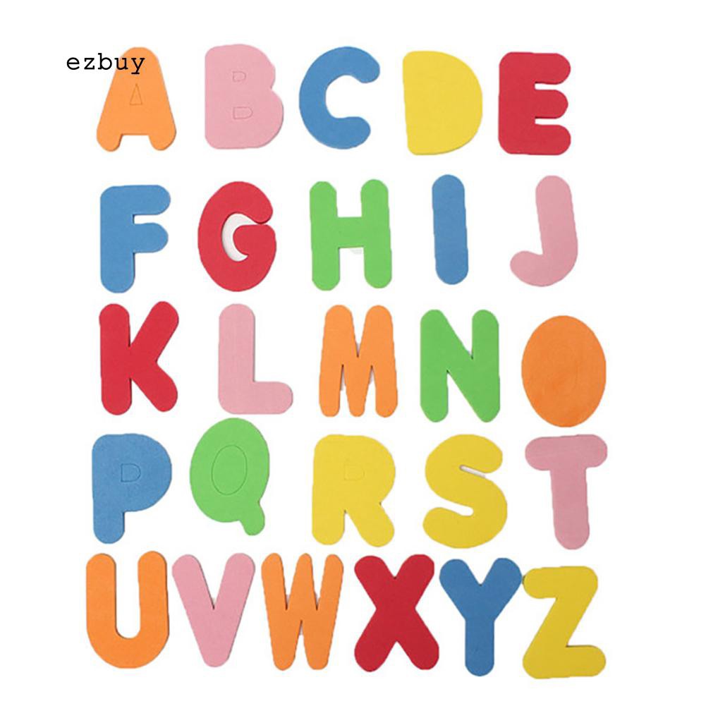 Set 36 chữ cái bằng chất liệu xốp mềm dùng dạy học cho trẻ em