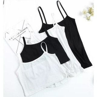 Áo lá màu trơn vải thun lạnh không mút - TAOBAO