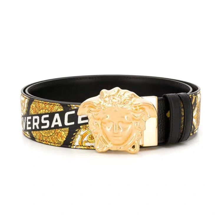 Thắt lưng versace Belt Couple Genuine Leather Luxury Waist Strap Jeans Pants Pin Buckle Waistband 353