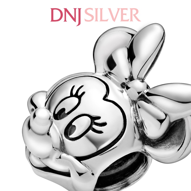 Charm bạc 925 cao cấp, hàng chuẩn bạc - Charm Disney Minnie thích hợp để mix vòng tay charm - DN267
