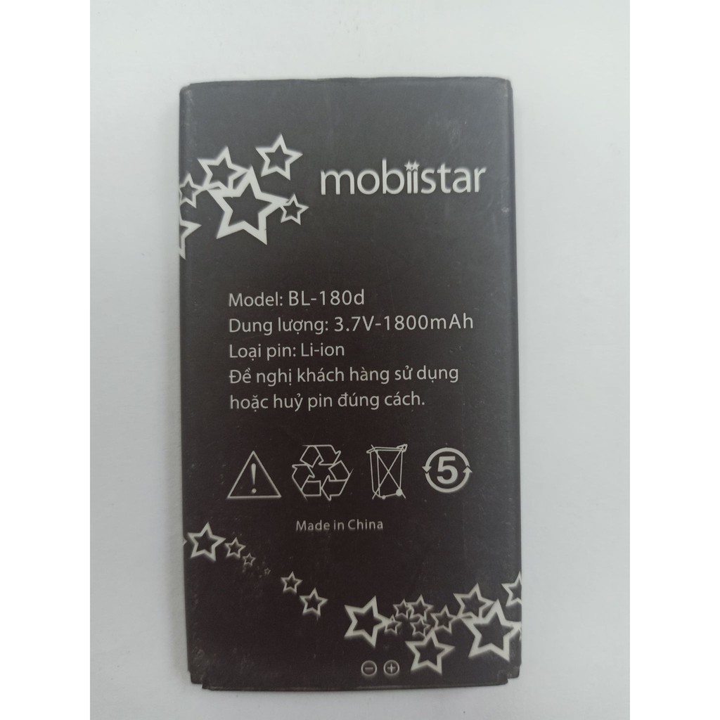 Pin mobiistar BL-180d (mobiistar B821) Zin Cũ Tháo Máy