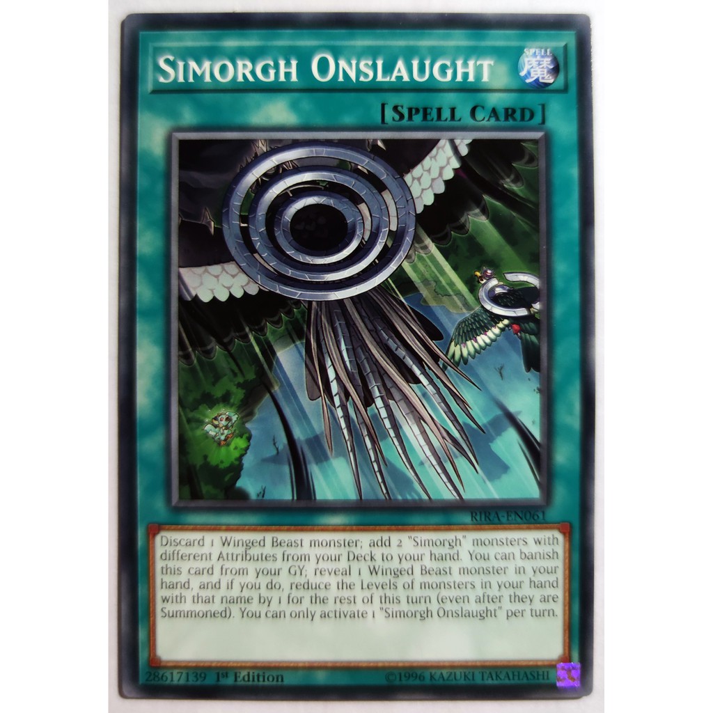 [Thẻ Yugioh] Simorgh Onslaught |EN| Common