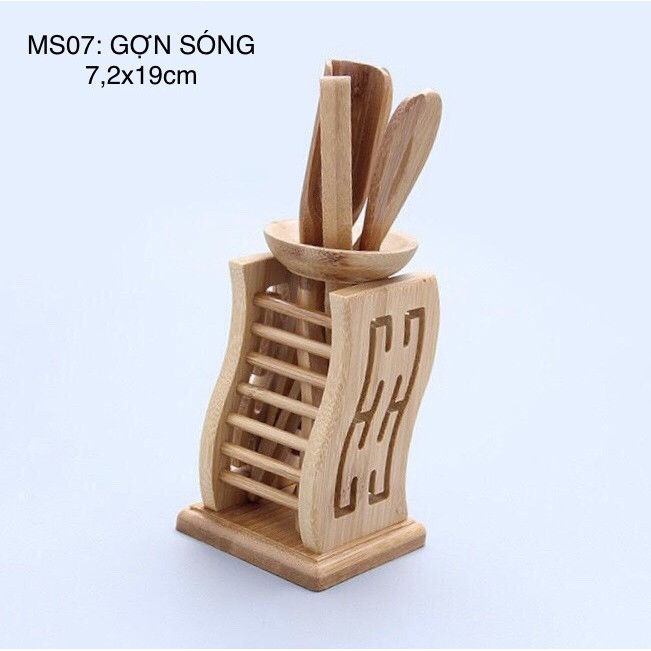 Bộ dụng cụ trà đạo 6 món gồm ống đựng