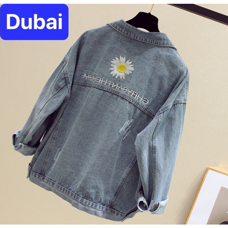 ÁO KHOÁC JEAN CHẤT BÒ NAM CHỐNG NẮNG HOA CÚC ĐÀI LOAN CHẤT MEN NGẦU,DUBAI FASHION